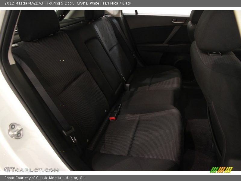Crystal White Pearl Mica / Black 2012 Mazda MAZDA3 i Touring 5 Door