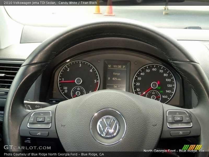 Candy White / Titan Black 2010 Volkswagen Jetta TDI Sedan