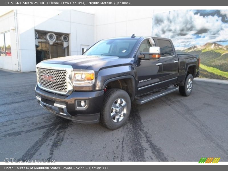 Iridium Metallic / Jet Black 2015 GMC Sierra 2500HD Denali Crew Cab 4x4