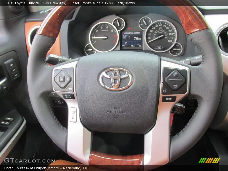  2016 Tundra 1794 CrewMax Steering Wheel
