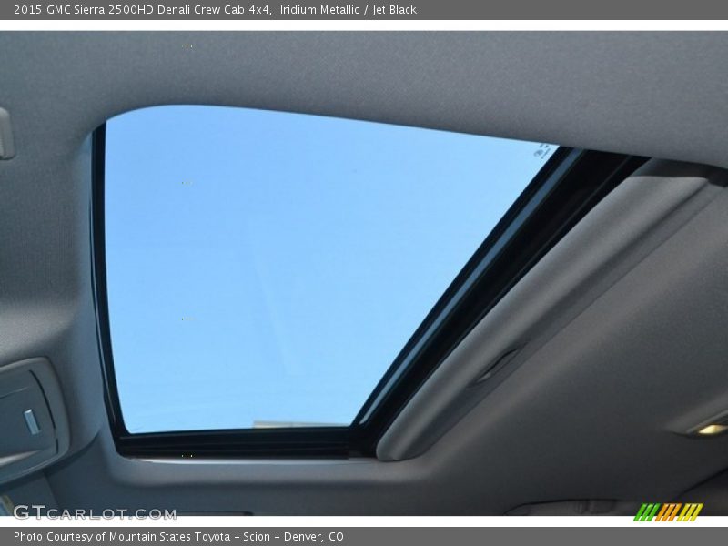 Iridium Metallic / Jet Black 2015 GMC Sierra 2500HD Denali Crew Cab 4x4
