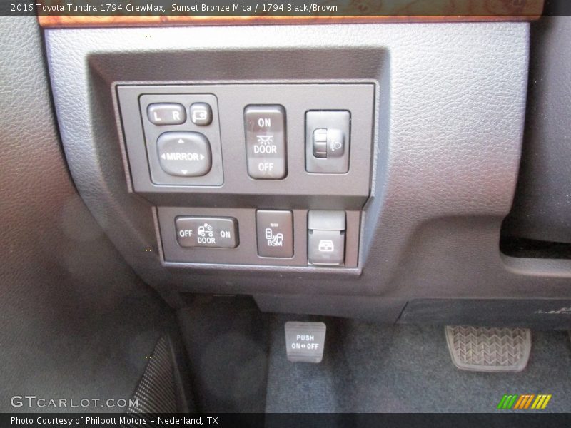 Sunset Bronze Mica / 1794 Black/Brown 2016 Toyota Tundra 1794 CrewMax