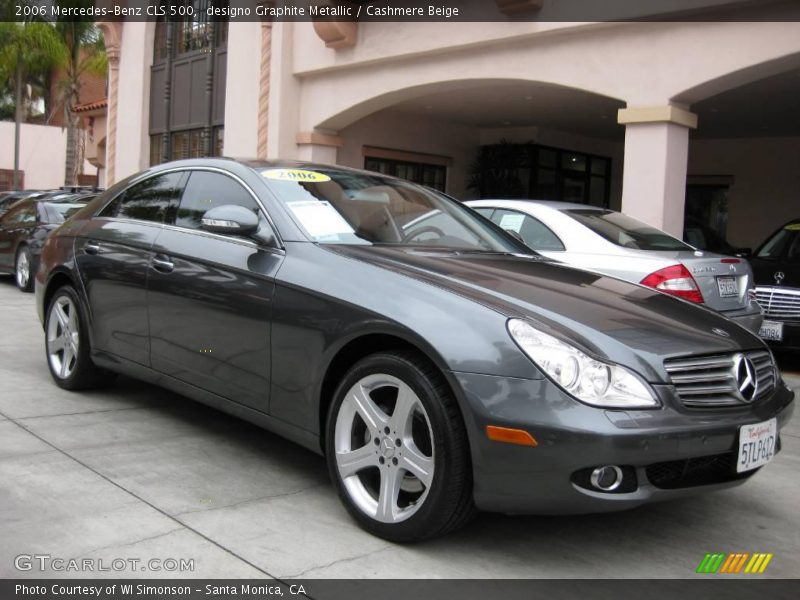 designo Graphite Metallic / Cashmere Beige 2006 Mercedes-Benz CLS 500