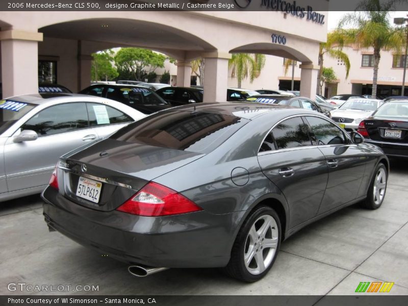 designo Graphite Metallic / Cashmere Beige 2006 Mercedes-Benz CLS 500