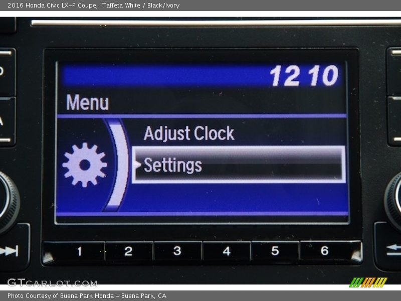 Taffeta White / Black/Ivory 2016 Honda Civic LX-P Coupe