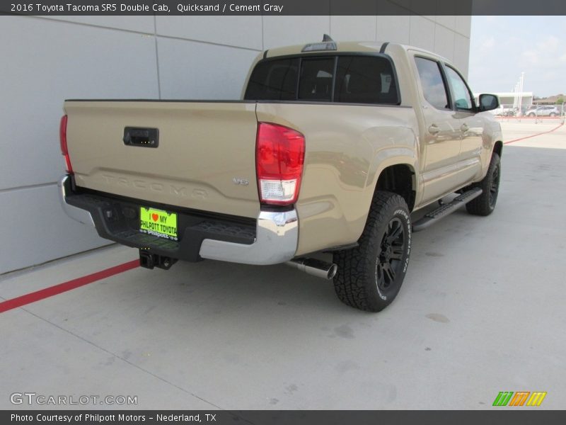 Quicksand / Cement Gray 2016 Toyota Tacoma SR5 Double Cab