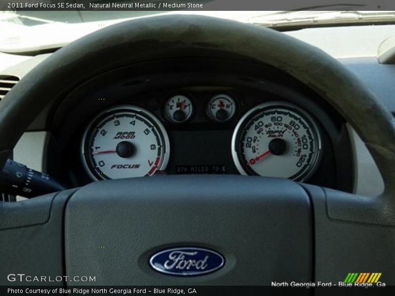 Natural Neutral Metallic / Medium Stone 2011 Ford Focus SE Sedan