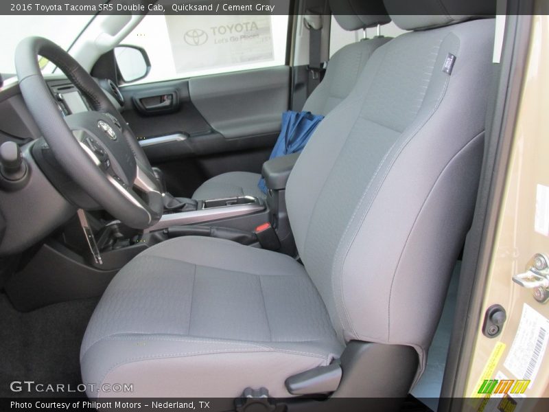Quicksand / Cement Gray 2016 Toyota Tacoma SR5 Double Cab