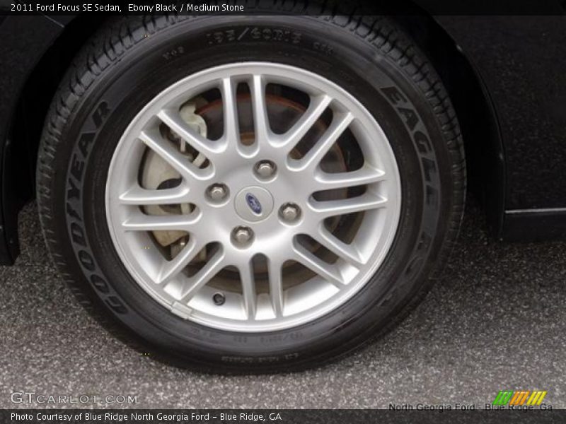 Ebony Black / Medium Stone 2011 Ford Focus SE Sedan