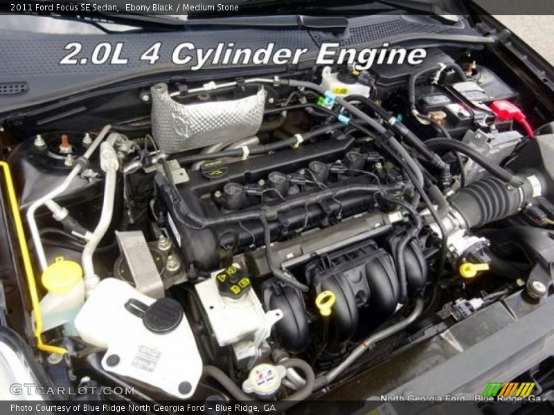 Ebony Black / Medium Stone 2011 Ford Focus SE Sedan