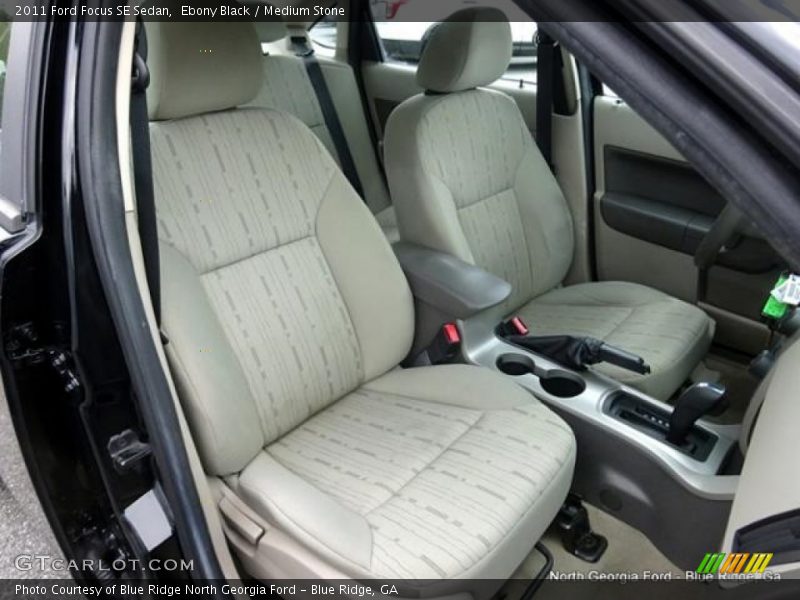 Ebony Black / Medium Stone 2011 Ford Focus SE Sedan