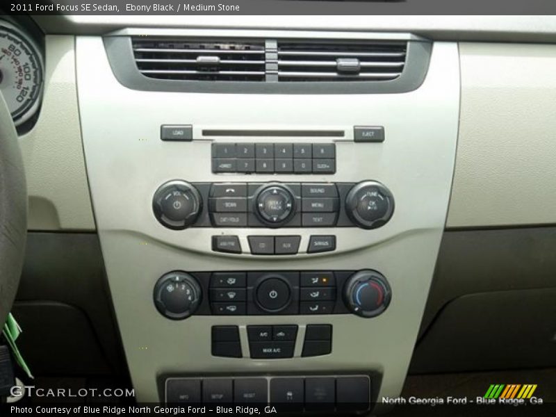 Ebony Black / Medium Stone 2011 Ford Focus SE Sedan