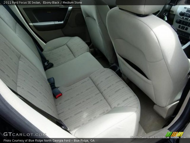 Ebony Black / Medium Stone 2011 Ford Focus SE Sedan