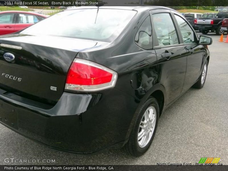Ebony Black / Medium Stone 2011 Ford Focus SE Sedan
