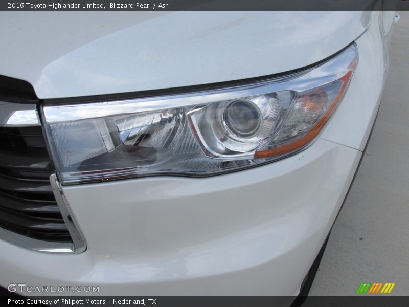 Blizzard Pearl / Ash 2016 Toyota Highlander Limited