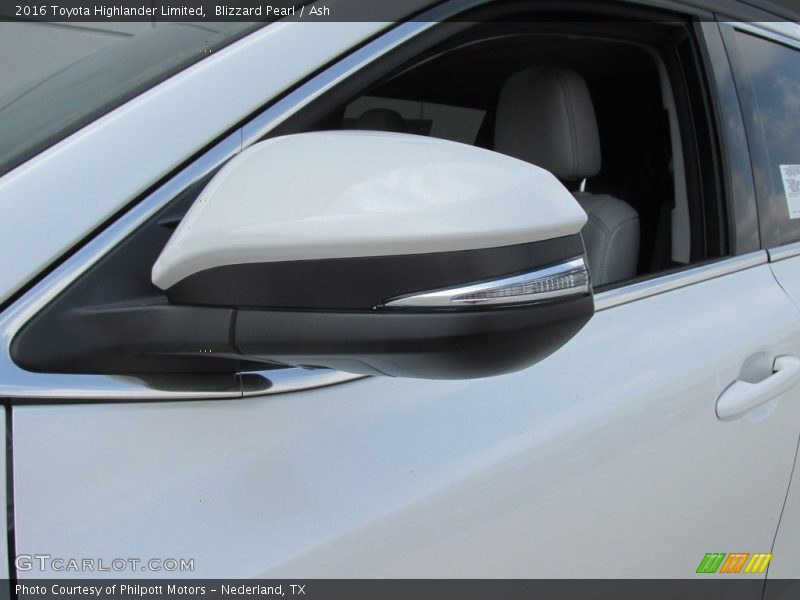 Blizzard Pearl / Ash 2016 Toyota Highlander Limited