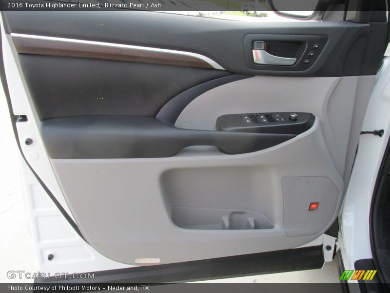 Blizzard Pearl / Ash 2016 Toyota Highlander Limited