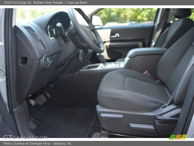 Brilliant Silver Metallic / Charcoal Black 2009 Ford Edge SE