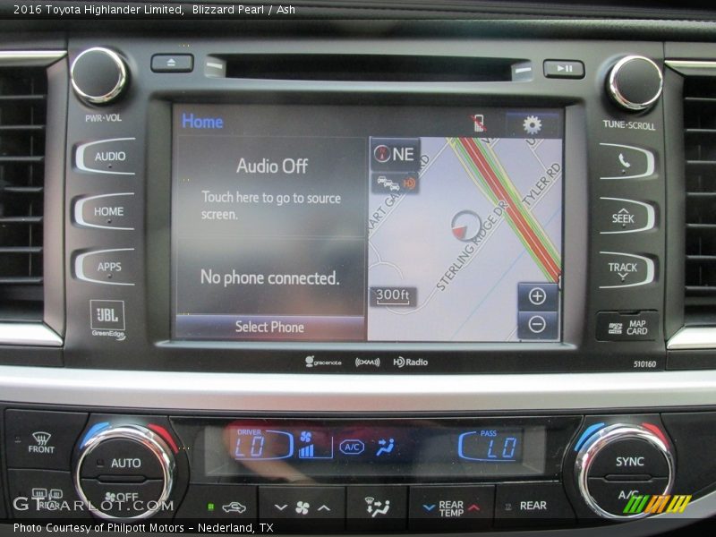 Blizzard Pearl / Ash 2016 Toyota Highlander Limited