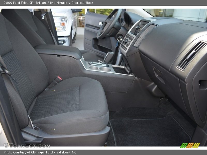 Brilliant Silver Metallic / Charcoal Black 2009 Ford Edge SE