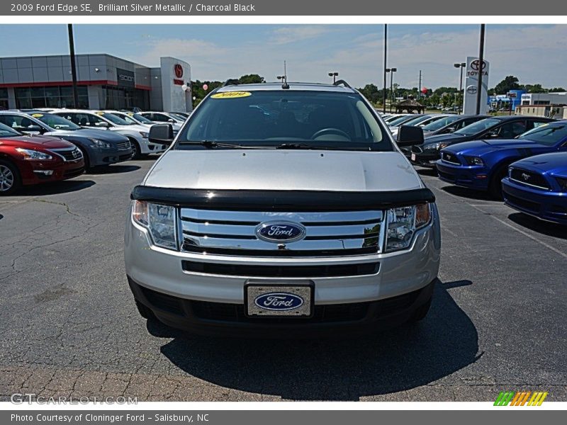 Brilliant Silver Metallic / Charcoal Black 2009 Ford Edge SE