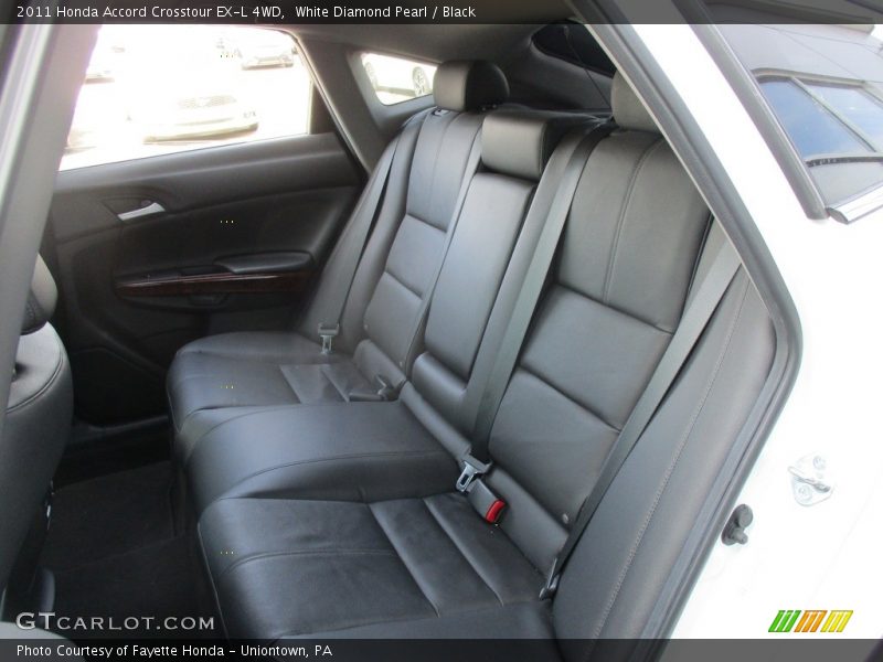 White Diamond Pearl / Black 2011 Honda Accord Crosstour EX-L 4WD