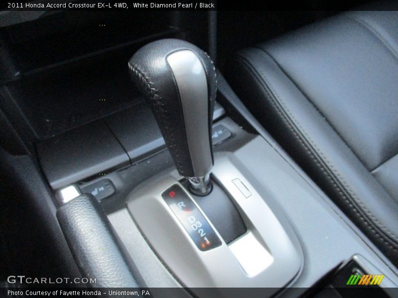 White Diamond Pearl / Black 2011 Honda Accord Crosstour EX-L 4WD