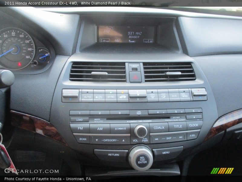 White Diamond Pearl / Black 2011 Honda Accord Crosstour EX-L 4WD