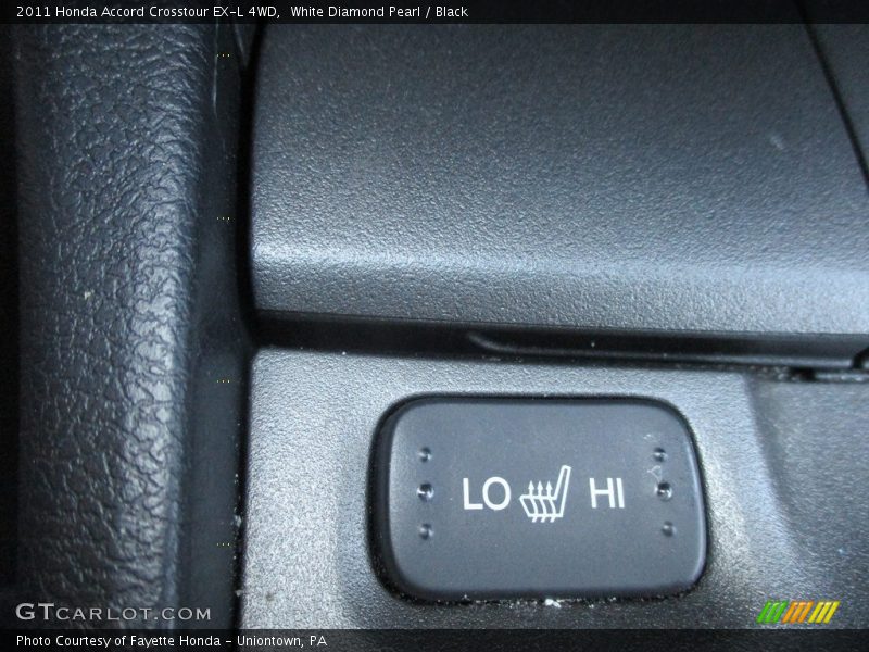 White Diamond Pearl / Black 2011 Honda Accord Crosstour EX-L 4WD