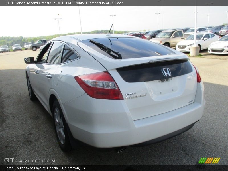 White Diamond Pearl / Black 2011 Honda Accord Crosstour EX-L 4WD