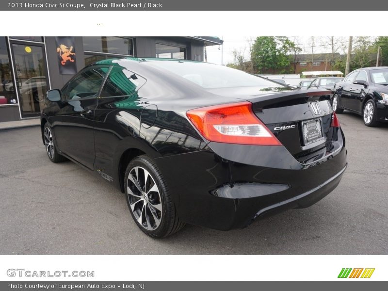 Crystal Black Pearl / Black 2013 Honda Civic Si Coupe