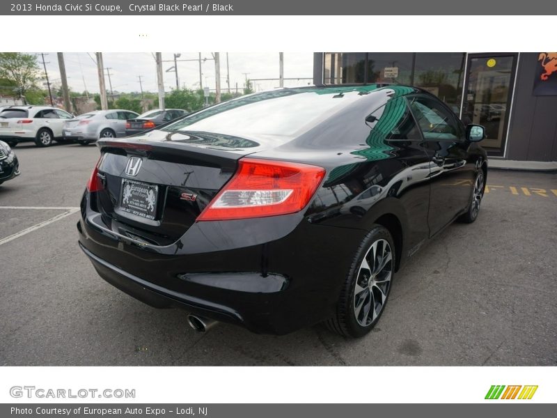 Crystal Black Pearl / Black 2013 Honda Civic Si Coupe