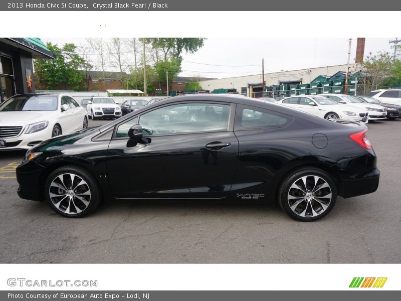 Crystal Black Pearl / Black 2013 Honda Civic Si Coupe