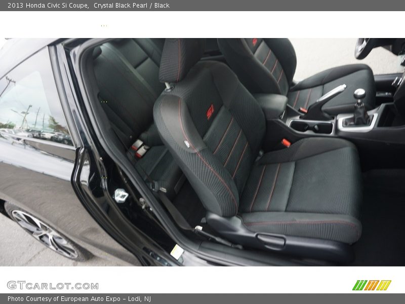 Crystal Black Pearl / Black 2013 Honda Civic Si Coupe