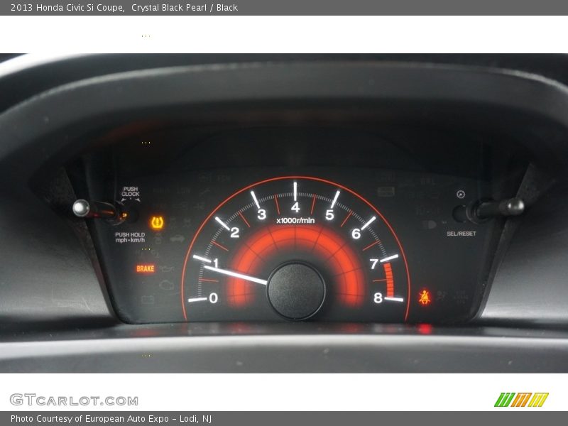 Crystal Black Pearl / Black 2013 Honda Civic Si Coupe