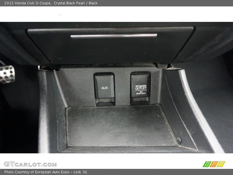 Crystal Black Pearl / Black 2013 Honda Civic Si Coupe