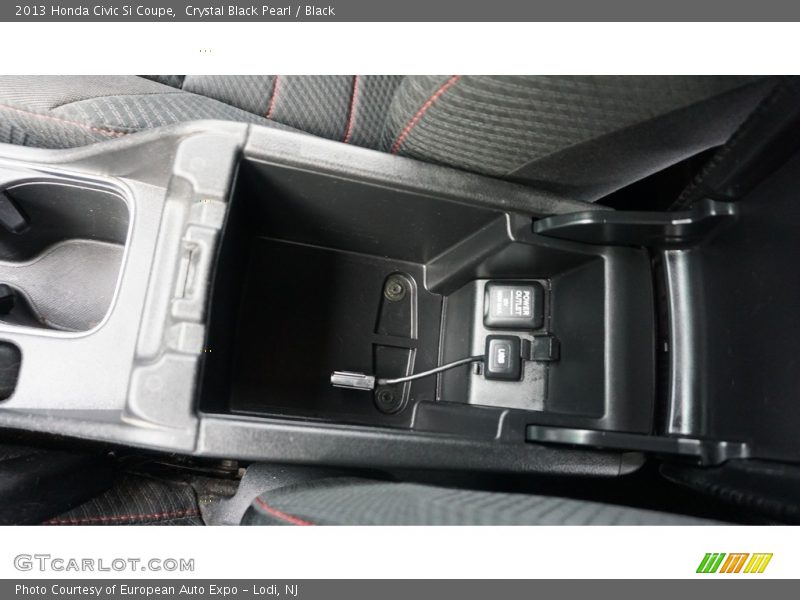 Crystal Black Pearl / Black 2013 Honda Civic Si Coupe