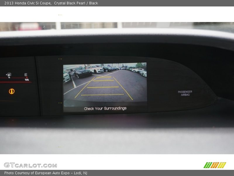 Crystal Black Pearl / Black 2013 Honda Civic Si Coupe