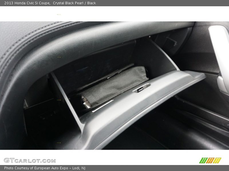 Crystal Black Pearl / Black 2013 Honda Civic Si Coupe