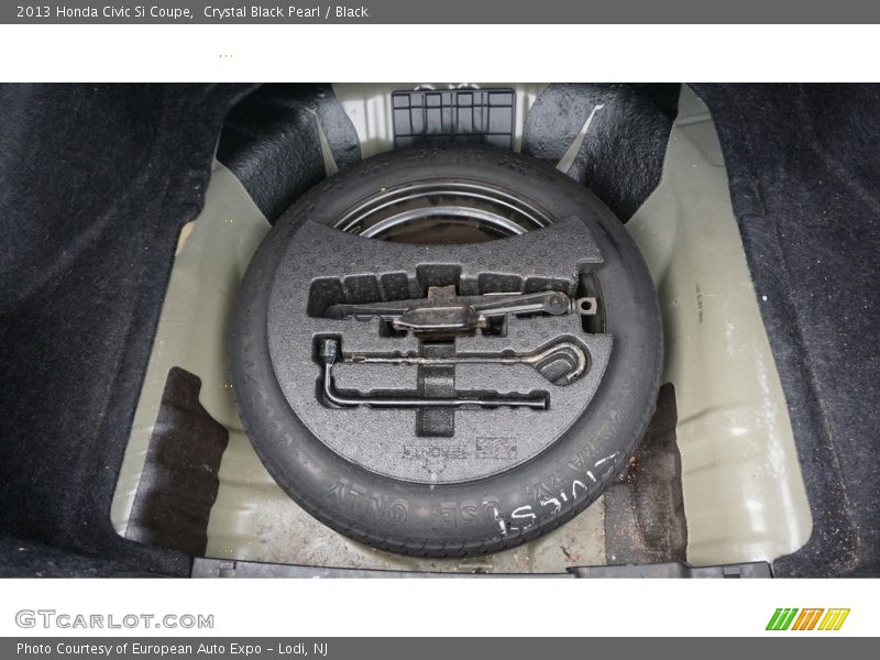 Crystal Black Pearl / Black 2013 Honda Civic Si Coupe
