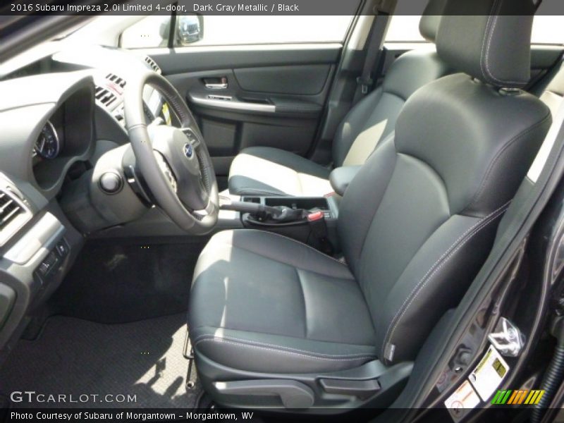 Dark Gray Metallic / Black 2016 Subaru Impreza 2.0i Limited 4-door