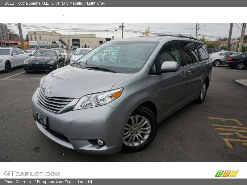 Silver Sky Metallic / Light Gray 2013 Toyota Sienna XLE