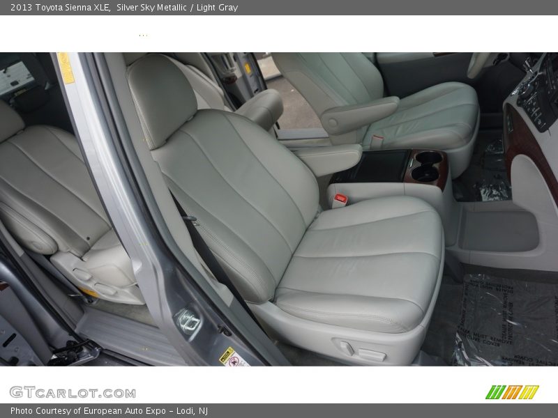 Silver Sky Metallic / Light Gray 2013 Toyota Sienna XLE