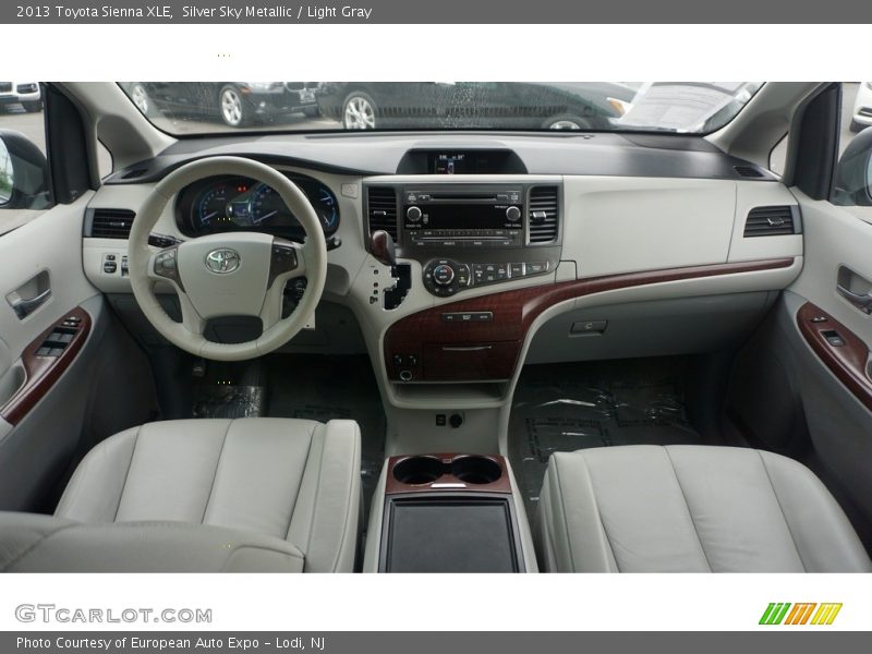 Silver Sky Metallic / Light Gray 2013 Toyota Sienna XLE