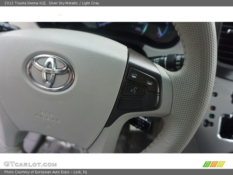 Silver Sky Metallic / Light Gray 2013 Toyota Sienna XLE