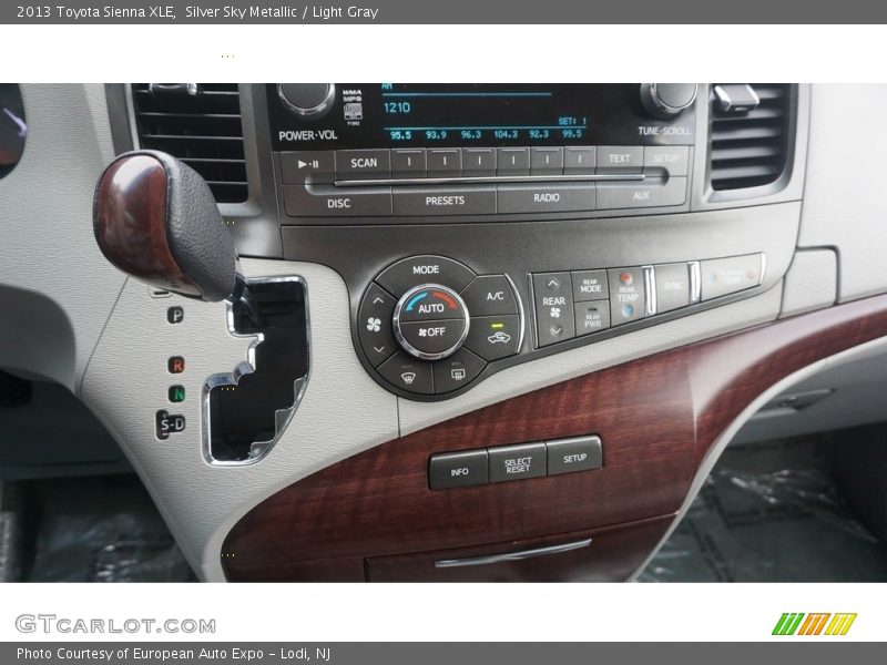 Silver Sky Metallic / Light Gray 2013 Toyota Sienna XLE