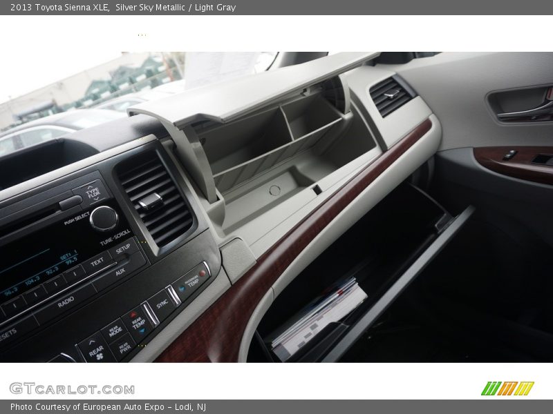 Silver Sky Metallic / Light Gray 2013 Toyota Sienna XLE