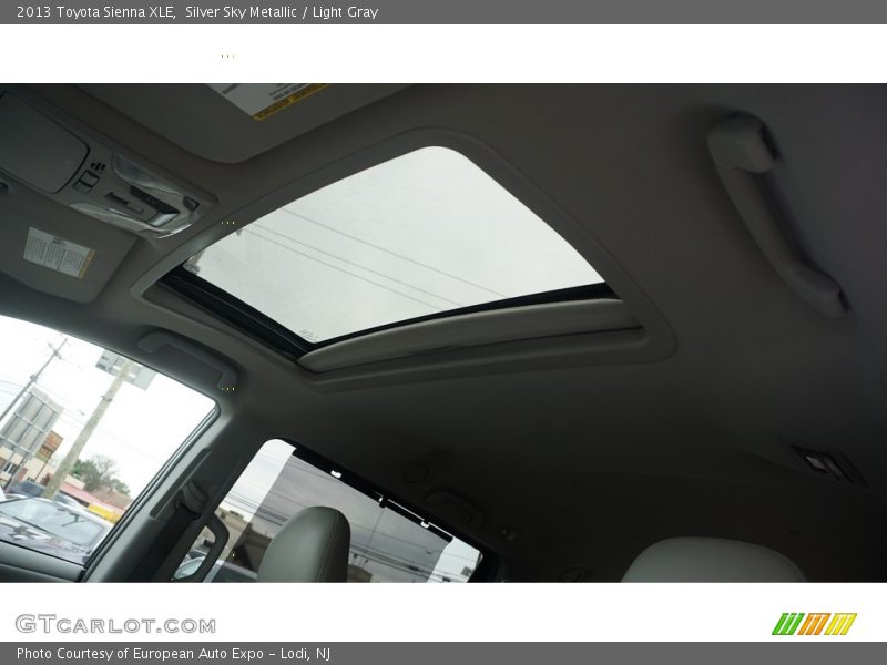 Silver Sky Metallic / Light Gray 2013 Toyota Sienna XLE
