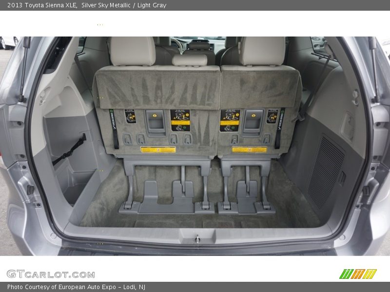 Silver Sky Metallic / Light Gray 2013 Toyota Sienna XLE