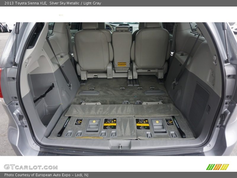 Silver Sky Metallic / Light Gray 2013 Toyota Sienna XLE